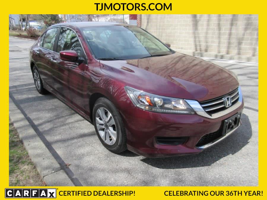 2014 Honda Accord Sedan 4dr I4  LX, available for sale in New London, Connecticut | TJ Motors. New London, Connecticut