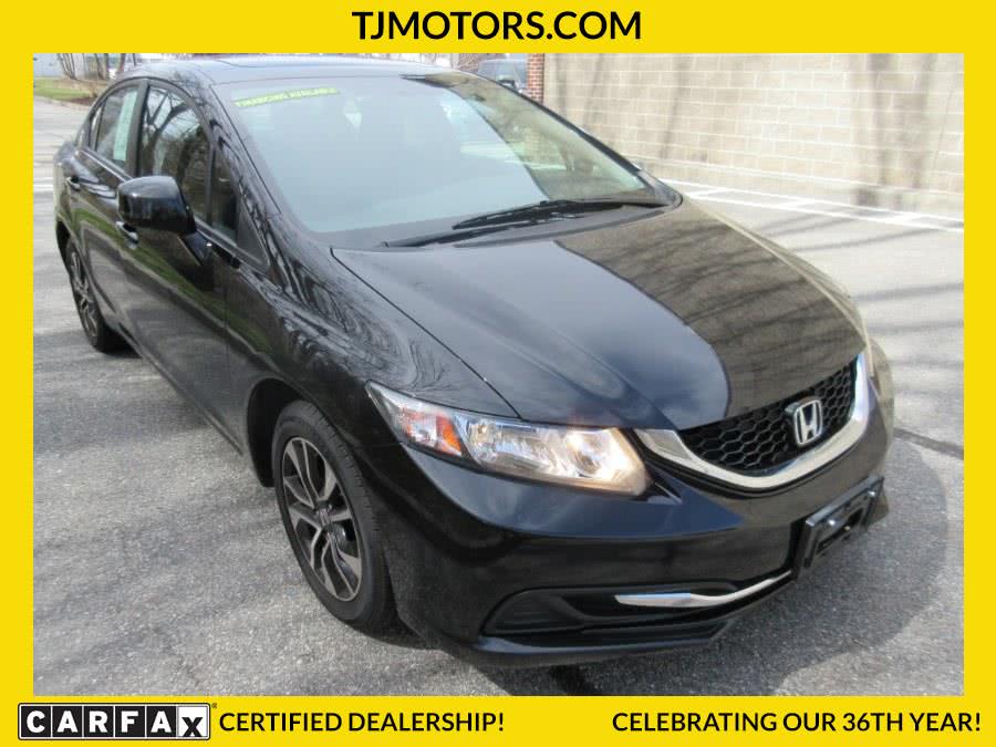 2013 Honda Civic Sdn 4dr Auto EX, available for sale in New London, Connecticut | TJ Motors. New London, Connecticut