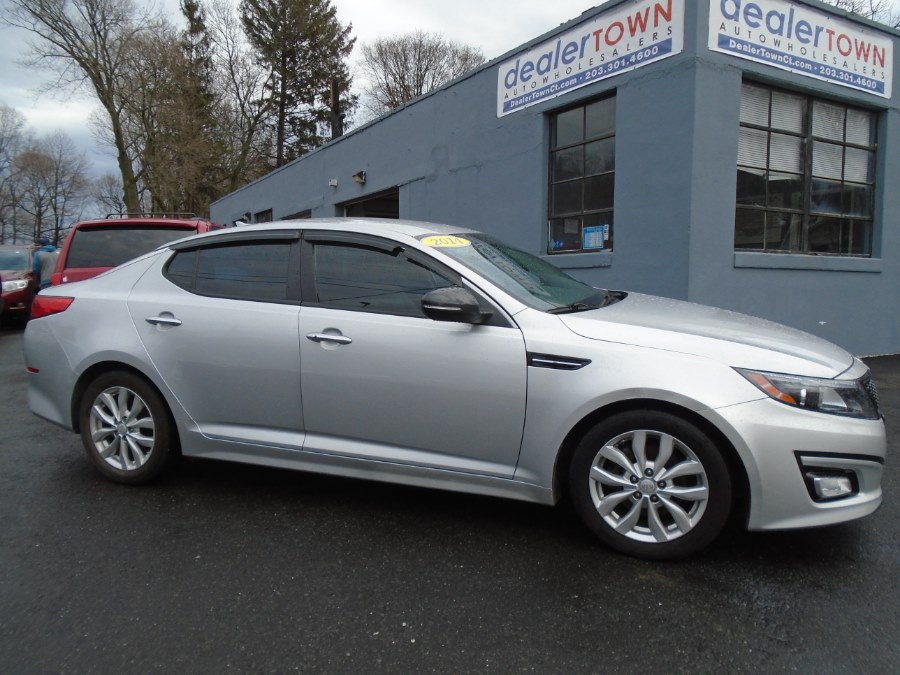 2014 Kia Optima 4dr Sdn EX, available for sale in Milford, Connecticut | Dealertown Auto Wholesalers. Milford, Connecticut