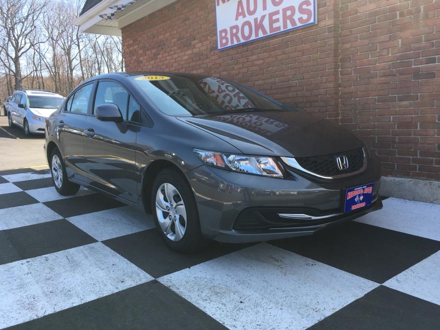 2013 Honda Civic Sdn 4dr Auto LX, available for sale in Waterbury, Connecticut | National Auto Brokers, Inc.. Waterbury, Connecticut