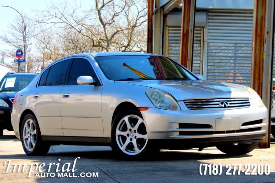 2004 Infiniti G35 Sedan 4dr Sdn AWD Auto w/Leather, available for sale in Brooklyn, New York | Imperial Auto Mall. Brooklyn, New York