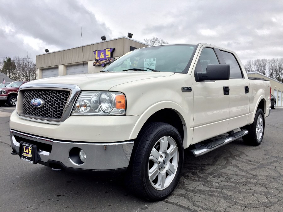 2007 Ford F-150 4WD SuperCrew 150" Lariat, available for sale in Plantsville, Connecticut | L&S Automotive LLC. Plantsville, Connecticut
