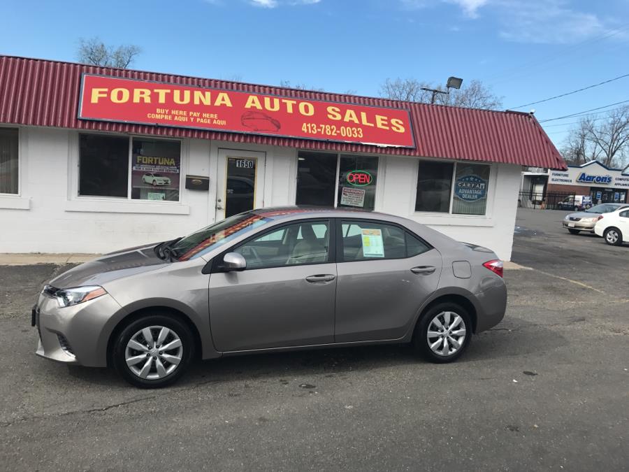 2015 Toyota Corolla 4dr Sdn CVT LE (Natl), available for sale in Springfield, Massachusetts | Fortuna Auto Sales Inc.. Springfield, Massachusetts