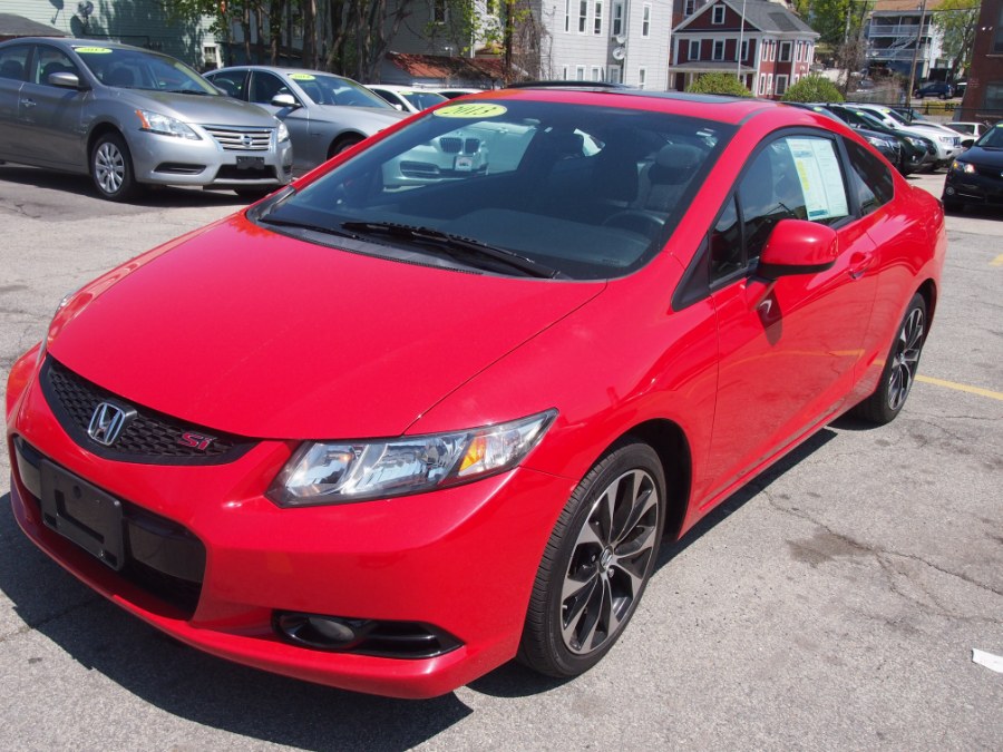 2013 Honda Civic Cpe 2dr Man Si/ W Backup Camera/Sun Roof/6 Speed, available for sale in Worcester, Massachusetts | Hilario's Auto Sales Inc.. Worcester, Massachusetts