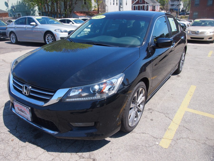 2014 Honda Accord Sdn 4dr I4 CVT Sport W Back Up Camera, available for sale in Worcester, Massachusetts | Hilario's Auto Sales Inc.. Worcester, Massachusetts