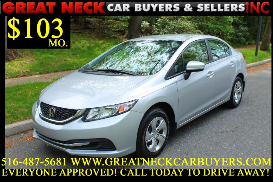 2014 Honda Civic Sedan 4dr CVT LX, available for sale in Great Neck, New York | Great Neck Car Buyers & Sellers. Great Neck, New York