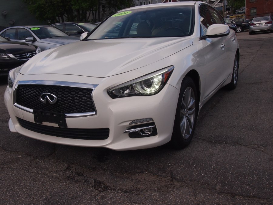 2014 Infiniti Q50 4dr Sdn Premium AWD/Nav/Backup Camera/Moon Roof, available for sale in Worcester, Massachusetts | Hilario's Auto Sales Inc.. Worcester, Massachusetts