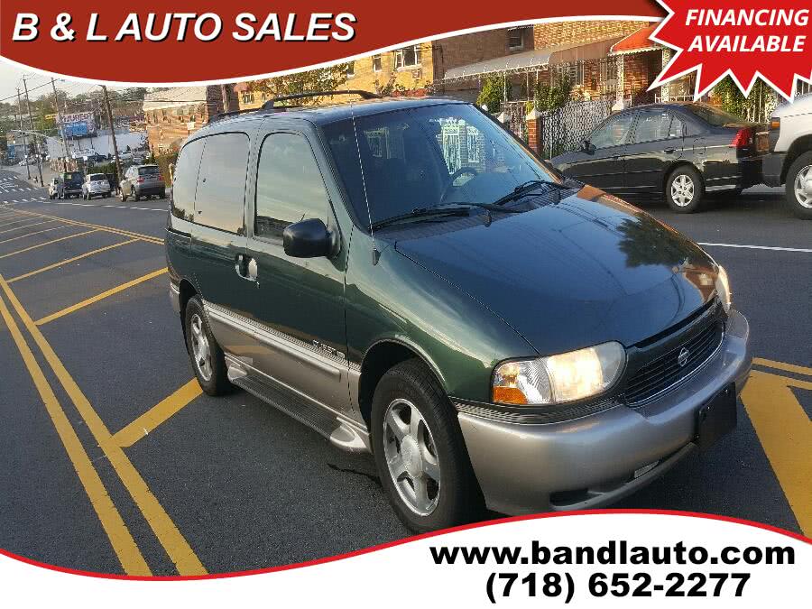 2000 Nissan Quest 4dr Van SE w/Cloth, available for sale in Bronx, New York | B & L Auto Sales LLC. Bronx, New York
