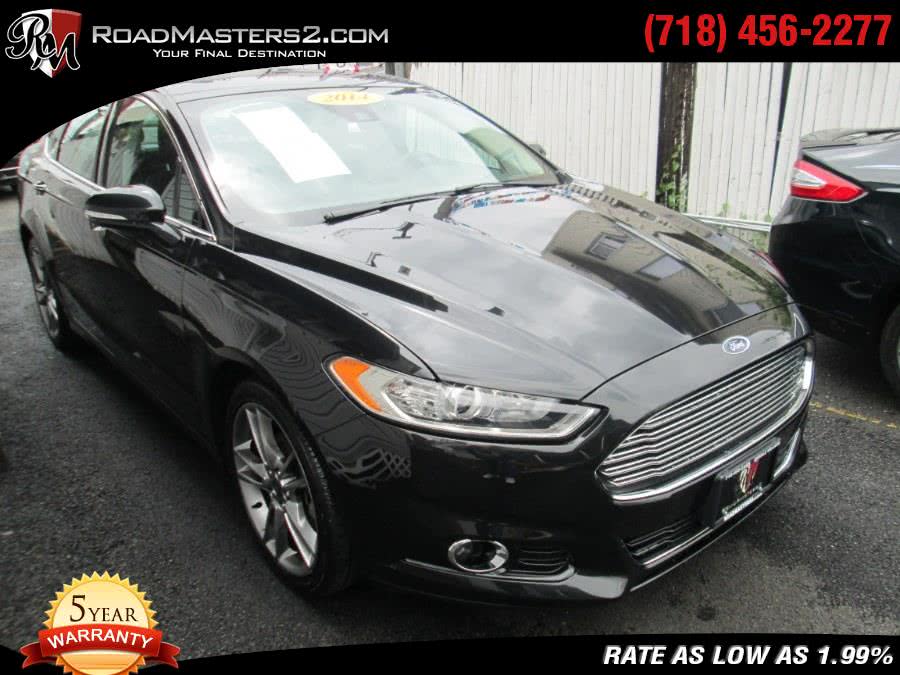 2014 Ford Fusion 4dr Sdn Titanium AWD NAVI, available for sale in Middle Village, New York | Road Masters II INC. Middle Village, New York