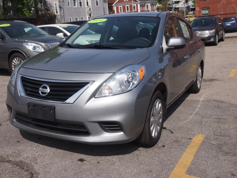 2014 Nissan Versa 4dr Sdn CVT 1.6 SV, available for sale in Worcester, Massachusetts | Hilario's Auto Sales Inc.. Worcester, Massachusetts