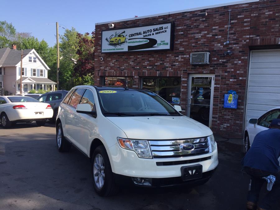 2007 Ford Edge AWD 4dr SEL PLUS, available for sale in New Britain, Connecticut | Central Auto Sales & Service. New Britain, Connecticut