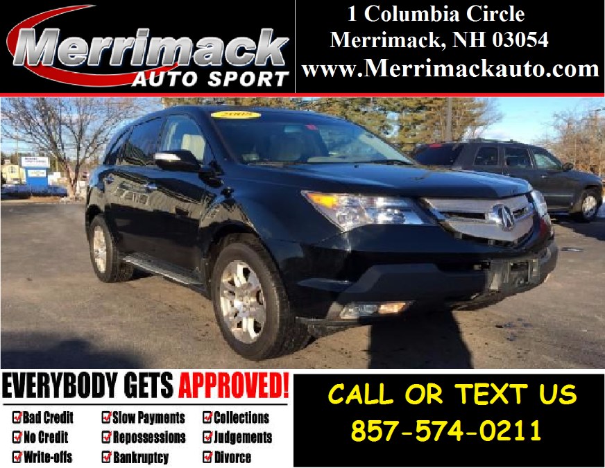 2008 Acura MDX 4WD 4dr Tech/Pwr Tail Gate, available for sale in Merrimack, New Hampshire | Merrimack Autosport. Merrimack, New Hampshire