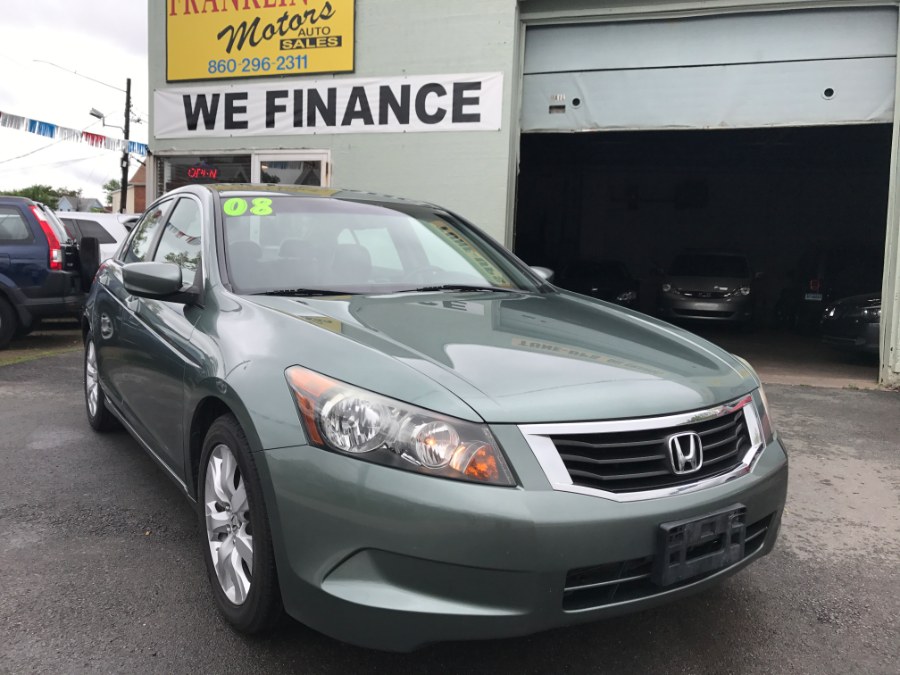 2008 Honda Accord Sdn 4dr I4 Auto EX-L, available for sale in Hartford, Connecticut | Franklin Motors Auto Sales LLC. Hartford, Connecticut