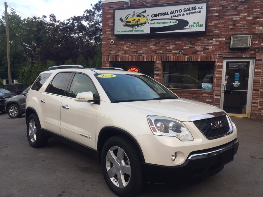 2008 GMC Acadia AWD 4dr SLT2, available for sale in New Britain, Connecticut | Central Auto Sales & Service. New Britain, Connecticut