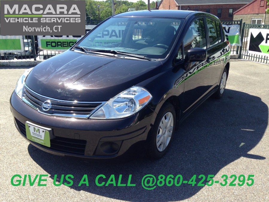2011 Nissan Versa 5dr HB I4 Auto 1.8 S, available for sale in Norwich, Connecticut | MACARA Vehicle Services, Inc. Norwich, Connecticut