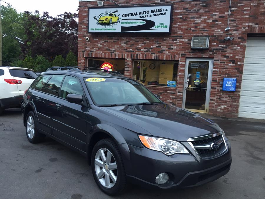 2008 Subaru Outback (Natl) 4dr H4 Auto Ltd w/VDC, available for sale in New Britain, Connecticut | Central Auto Sales & Service. New Britain, Connecticut