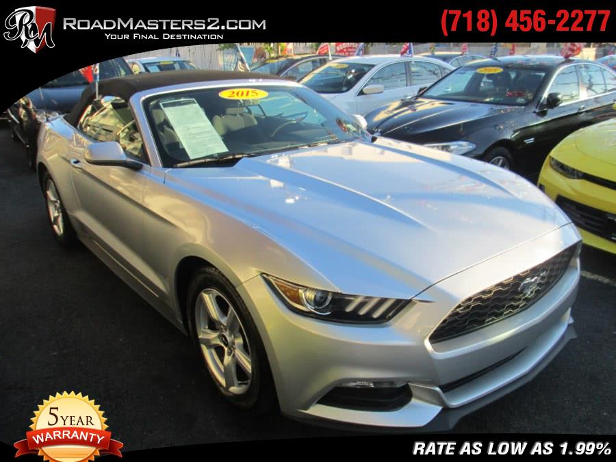 2015 Ford Mustang 2dr Conv V6, available for sale in Middle Village, New York | Road Masters II INC. Middle Village, New York