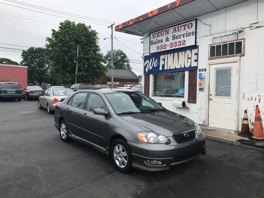2008 Toyota Corolla 4dr Sdn Auto S, available for sale in West Haven, Connecticut | Uzun Auto. West Haven, Connecticut