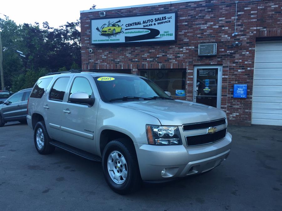 2007 Chevrolet Tahoe 4WD 4dr 1500 LTZ, available for sale in New Britain, Connecticut | Central Auto Sales & Service. New Britain, Connecticut