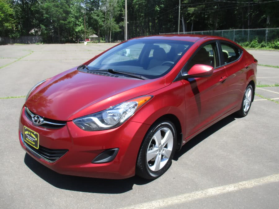 2013 Hyundai Elantra 4dr gls, available for sale in South Windsor, Connecticut | Mike And Tony Auto Sales, Inc. South Windsor, Connecticut