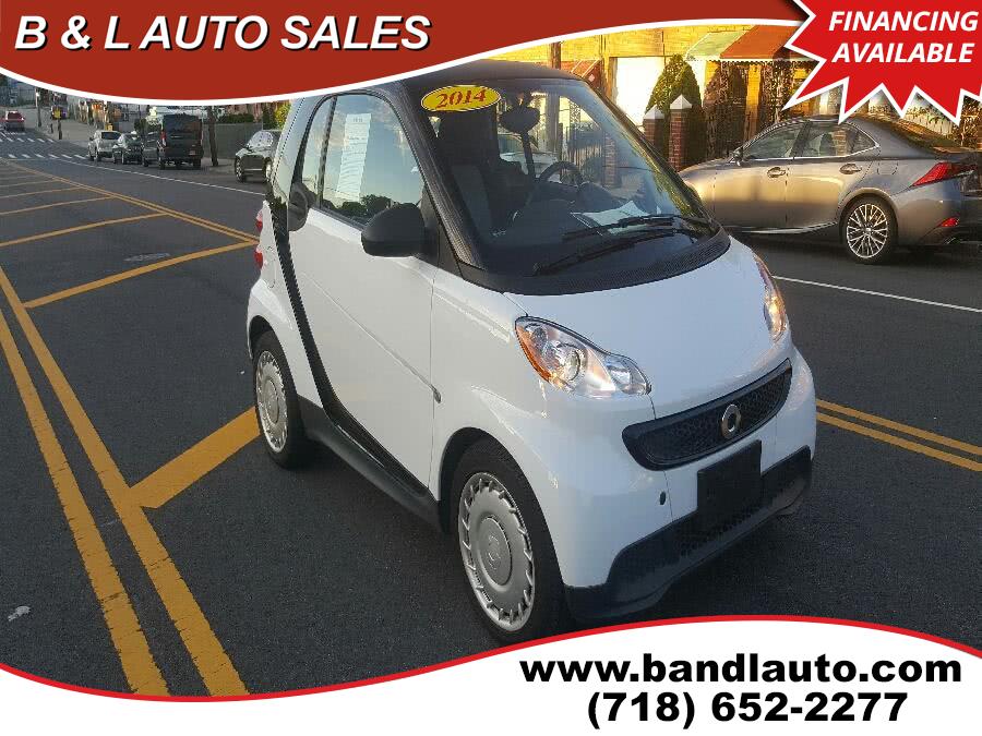 2014 smart fortwo 2dr Cpe Pure, available for sale in Bronx, New York | B & L Auto Sales LLC. Bronx, New York