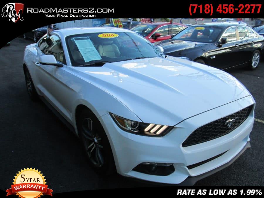 2016 Ford Mustang 2dr Fastback EcoBoost Premium, available for sale in Middle Village, New York | Road Masters II INC. Middle Village, New York