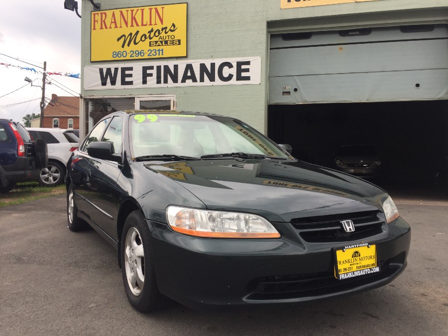 1999 Honda Accord Sdn LX, available for sale in Hartford, Connecticut | Franklin Motors Auto Sales LLC. Hartford, Connecticut