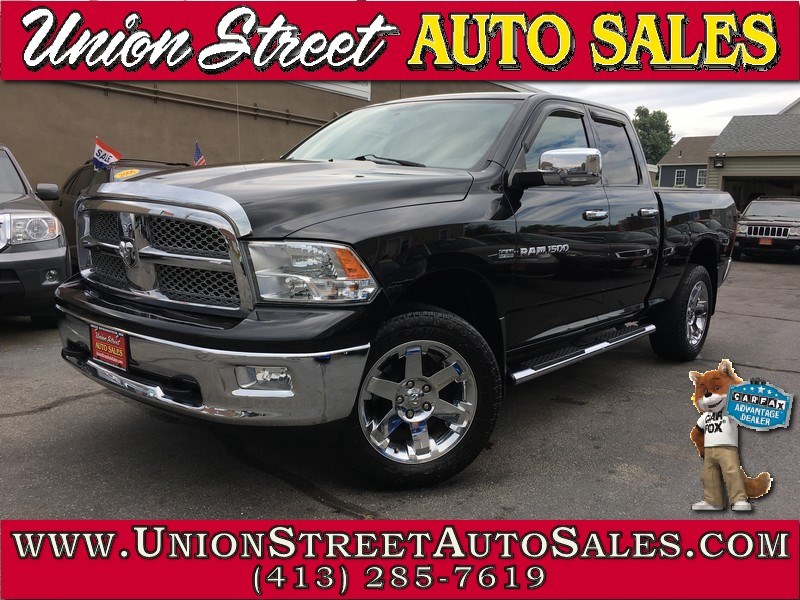 2011 Ram 1500 4WD Quad Cab 140.5" Laramie, available for sale in West Springfield, Massachusetts | Union Street Auto Sales. West Springfield, Massachusetts