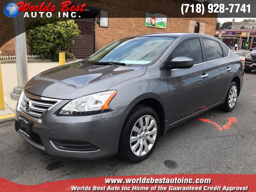 2015 Nissan Sentra 4dr Sdn I4 CVT S, available for sale in Brooklyn, New York | Worlds Best Auto Inc. Brooklyn, New York