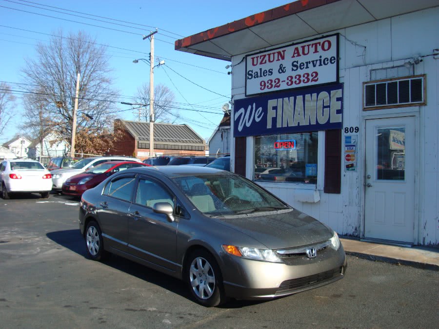 2008 Honda Civic Sdn 4dr  LX, available for sale in West Haven, Connecticut | Uzun Auto. West Haven, Connecticut