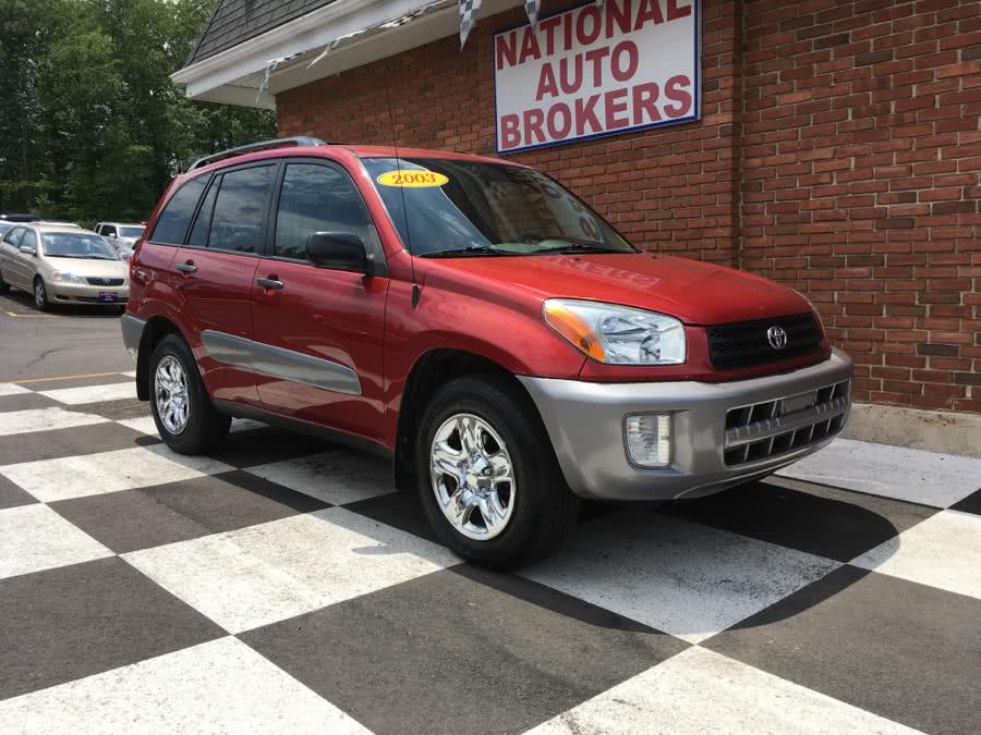 2003 Toyota RAV4 4dr Manual 4WD, available for sale in Waterbury, Connecticut | National Auto Brokers, Inc.. Waterbury, Connecticut