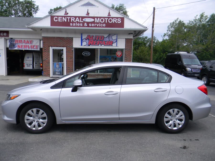2012 Honda Civic Sdn 4dr Auto LX, available for sale in Southborough, Massachusetts | M&M Vehicles Inc dba Central Motors. Southborough, Massachusetts