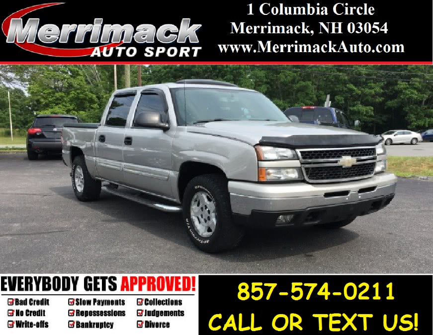 2006 Chevrolet Silverado 1500 Crew Cab 143.5" WB 4WD LT2, available for sale in Merrimack, New Hampshire | Merrimack Autosport. Merrimack, New Hampshire