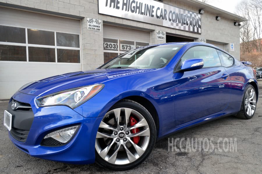2013 Hyundai Genesis Coupe 2dr V6 3.8L Auto R-Spec w/Tan Lth, available for sale in Waterbury, Connecticut | Highline Car Connection. Waterbury, Connecticut