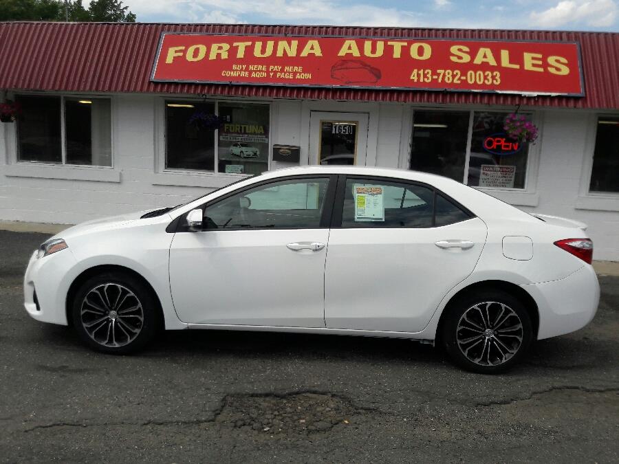 2014 Toyota Corolla 4dr sport s, available for sale in Springfield, Massachusetts | Fortuna Auto Sales Inc.. Springfield, Massachusetts