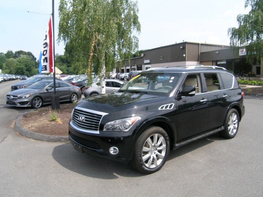 2012 INFINITI QX56 4WD 4dr 7-passenger, available for sale in Stratford, Connecticut | Wiz Leasing Inc. Stratford, Connecticut