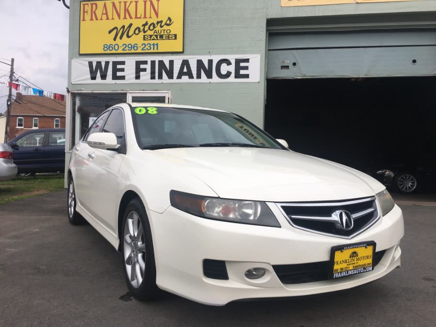 2008 Acura TSX 4dr Sdn Auto, available for sale in Hartford, Connecticut | Franklin Motors Auto Sales LLC. Hartford, Connecticut