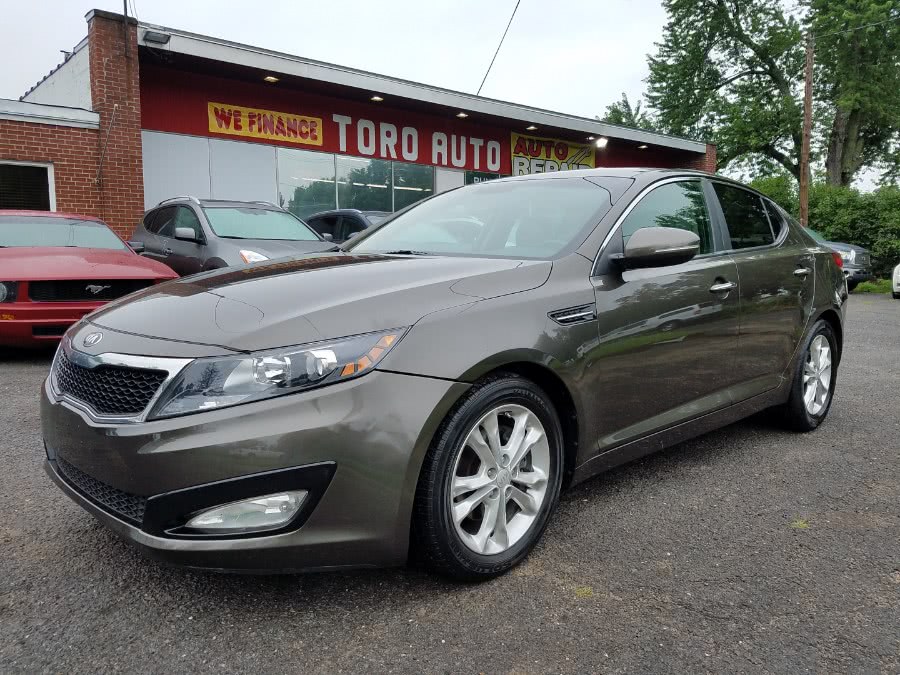 2013 Kia Optima 4dr Sdn EX Leather, available for sale in East Windsor, Connecticut | Toro Auto. East Windsor, Connecticut