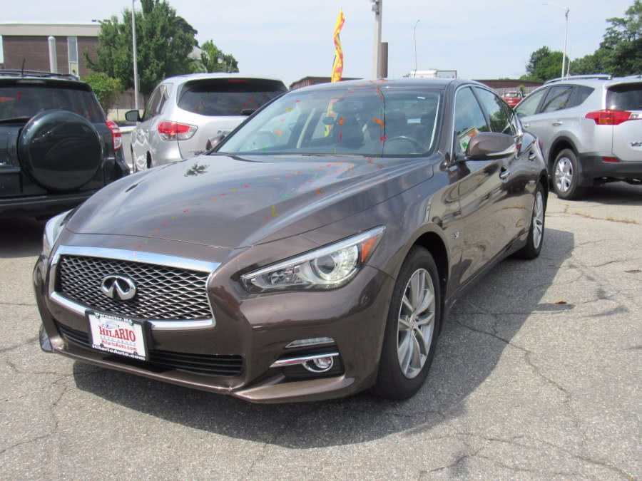 2014 Infiniti Q50 4dr Sdn  AWD/Backup Camera/ Sun Roof, available for sale in Worcester, Massachusetts | Hilario's Auto Sales Inc.. Worcester, Massachusetts
