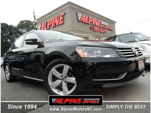 2013 Volkswagen Passat 4dr Sdn 2.5L Auto SE w/Sunroof PZEV, available for sale in Wantagh, New York | Alpine Motors Inc. Wantagh, New York