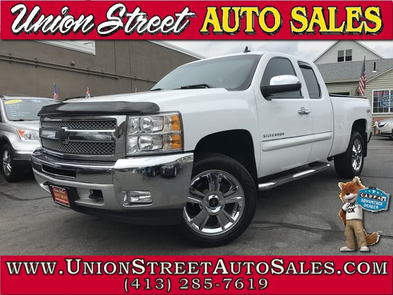 2013 Chevrolet Silverado 1500 4WD Ext Cab 143.5" LT, available for sale in West Springfield, Massachusetts | Union Street Auto Sales. West Springfield, Massachusetts
