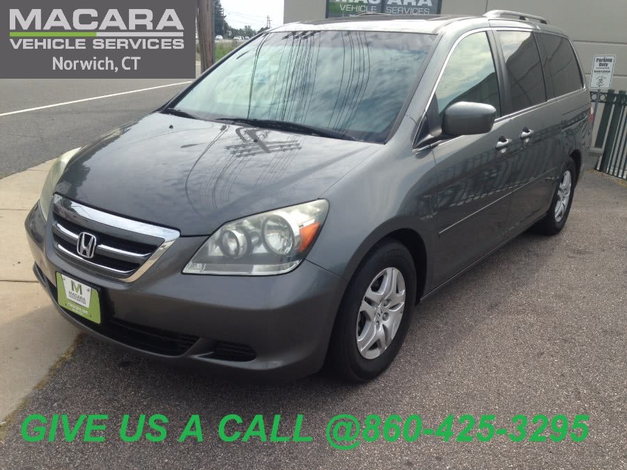 2007 Honda Odyssey 5dr EX-L w/DVD, available for sale in Norwich, Connecticut | MACARA Vehicle Services, Inc. Norwich, Connecticut