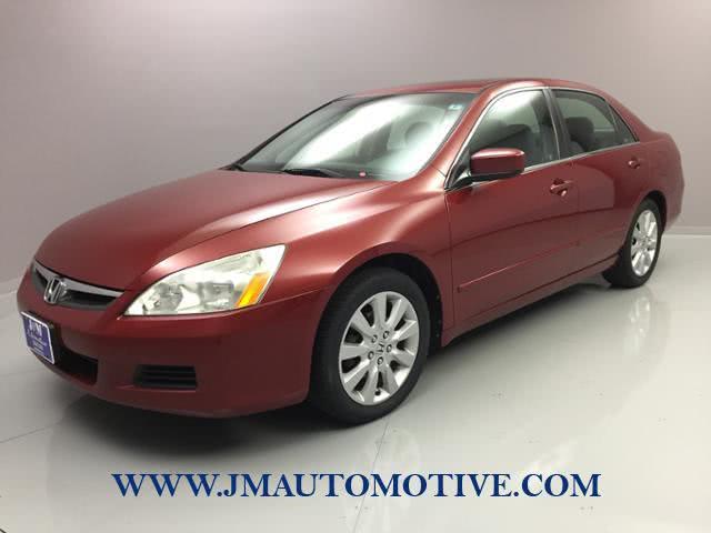 2007 Honda Accord 4dr V6 AT EX-L, available for sale in Naugatuck, Connecticut | J&M Automotive Sls&Svc LLC. Naugatuck, Connecticut