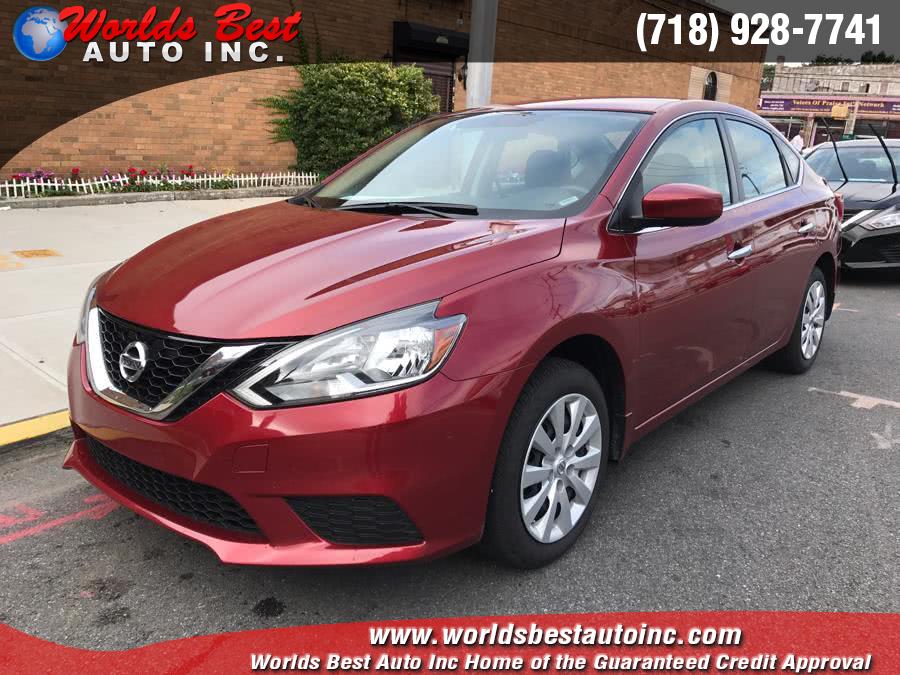 2016 Nissan Sentra 4dr Sdn I4 CVT SV, available for sale in Brooklyn, New York | Worlds Best Auto Inc. Brooklyn, New York