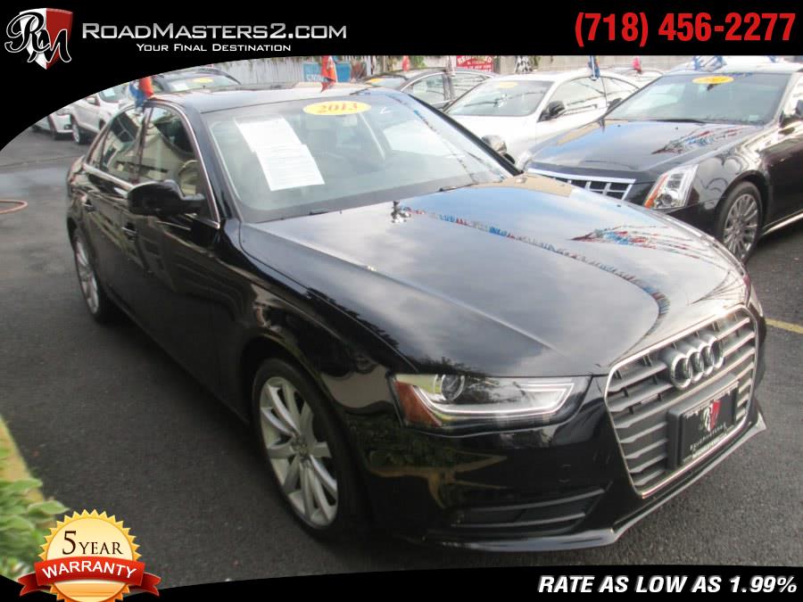 2013 Audi A4 4dr Sdn Auto quattro 2.0T Premium Plus, available for sale in Middle Village, New York | Road Masters II INC. Middle Village, New York