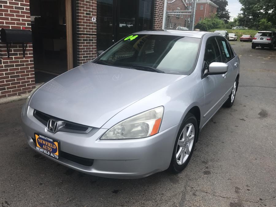 2004 Honda Accord Sdn EX Auto V6 w/Leather/XM, available for sale in Middletown, Connecticut | Newfield Auto Sales. Middletown, Connecticut