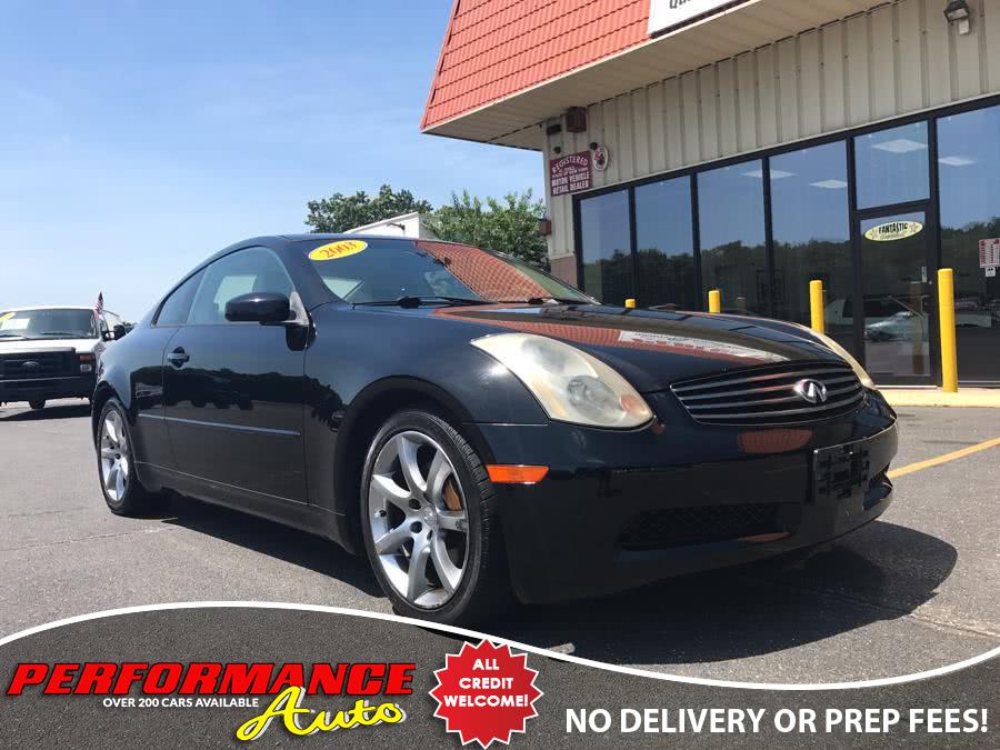 2003 INFINITI G35 Coupe 2dr Cpe Manual w/Leather, available for sale in Bohemia, New York | Performance Auto Inc. Bohemia, New York