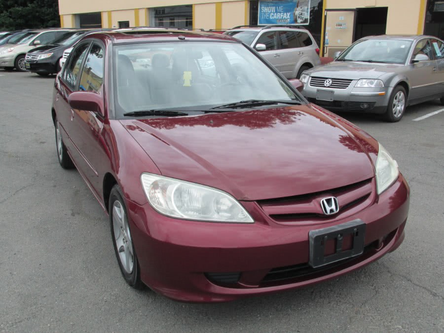 2004 Honda Civic 4dr Sdn EX Auto w/Side Airbags, available for sale in Vernon , Connecticut | Auto Care Motors. Vernon , Connecticut