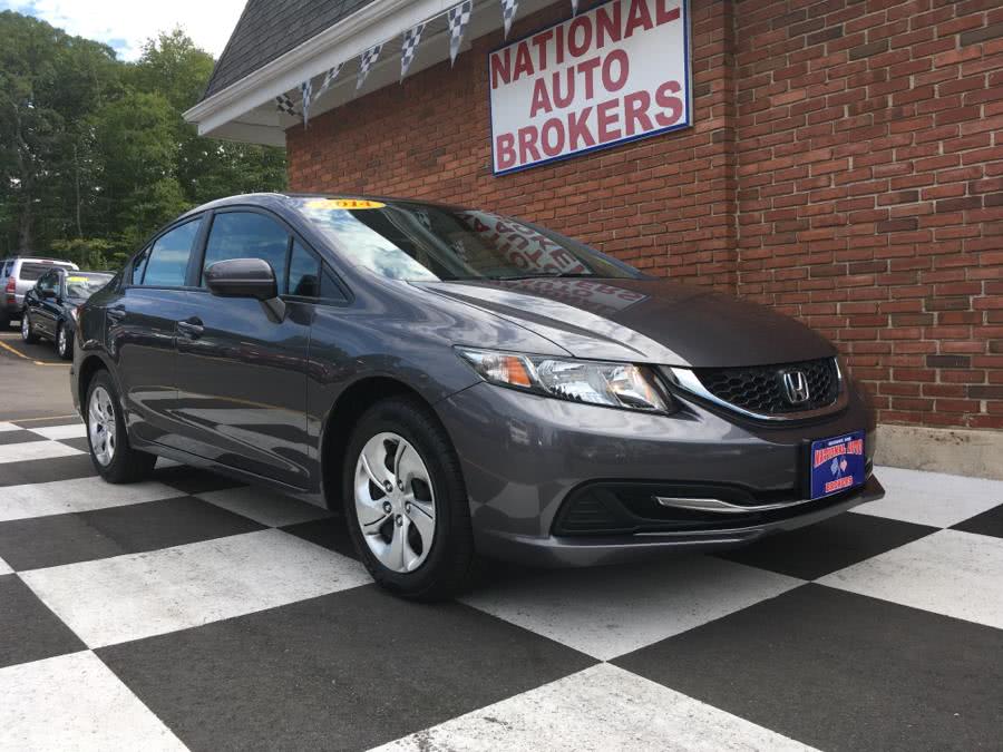 2014 Honda Civic Sedan 4dr LX, available for sale in Waterbury, Connecticut | National Auto Brokers, Inc.. Waterbury, Connecticut