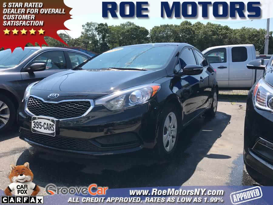 2016 Kia Forte 4dr Sdn Auto LX, available for sale in Shirley, New York | Roe Motors Ltd. Shirley, New York